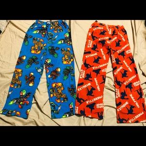 Pajamas Pair of 2 Size 10/12 Skylanders & Gap Kids